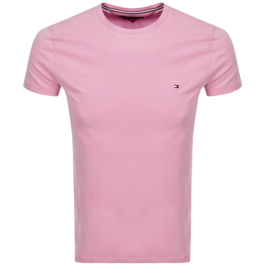 Alternative Image for ProductTommy Hilfiger Slim Fit Logo T Shirt Pink1